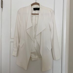 White blazer from Zara